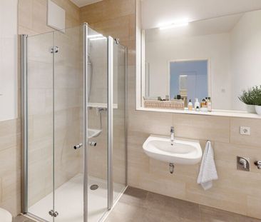 Möbliertes 1-Zimmer-Apartment mit Einbauküche und Balkon - Foto 4