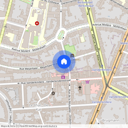 Rue Meyerbeer - Meyerbeerstraat, 62, 1190, Forest