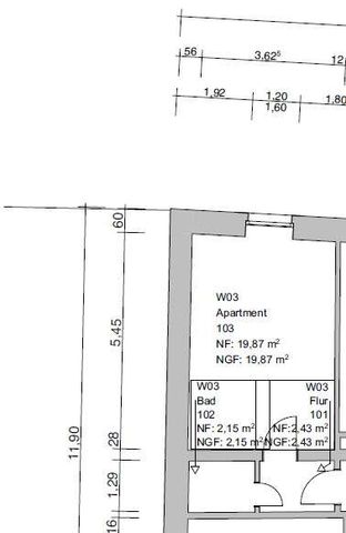 KL - City, Nähe Adolph-Kolping-Platz, 1 Zimmer Appartement *Erstbezug NACH SANIERUNG* WHG 3 - Foto 3