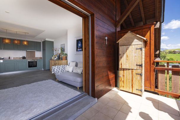 Superbe3.5 pieces meublé avec grand balcon sud. Location saison - Photo 1