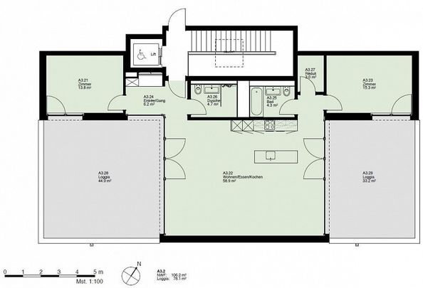 Wohn- & Wohlfühloase - Attikawohnung mit 2 Terrassen - Photo 1