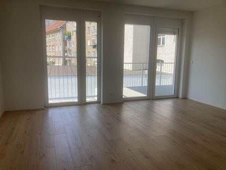 Wohnen im Annenviertel - Neubauwohnung mit 2 Zimmer und Balkon Top 11 [GF,Idl] - Photo 3