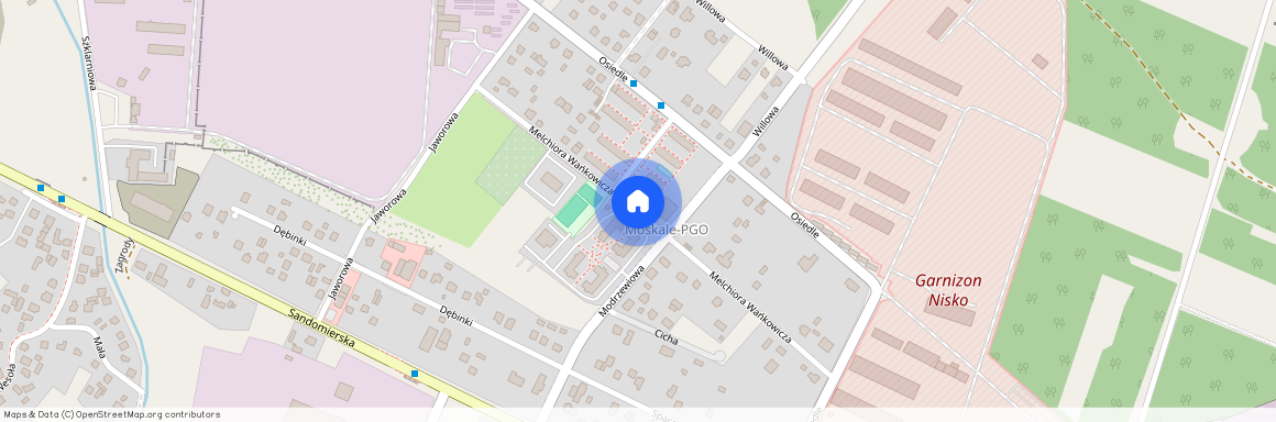 ul. Melchiora Wańkowicza, Nisko, Nisko, niżański, podkarpackie