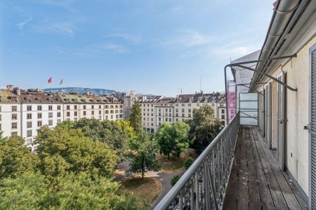 Magnifique duplex rénové de 7 pièces avec balcon au coeur de genève - Photo 5