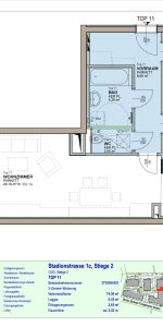 3-Zimmer-Wohnung mit Loggia, Top 11 - Foto 4