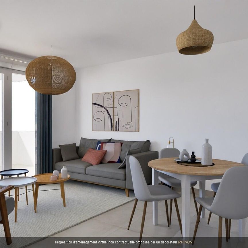 location Appartement T2 DE 42.8m² À MARSEILLE - Photo 1