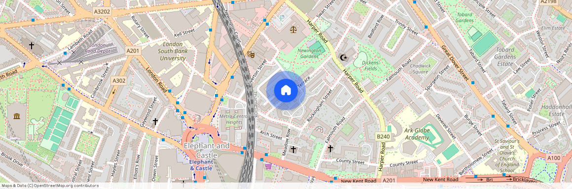 England London Elephant & Castle Bath Terrace, London SE1 6PW, United Kingdom
