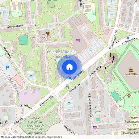 ul. Promienista, os. Mikołaja Kopernika, Grunwald, Poznań, wielkopolskie