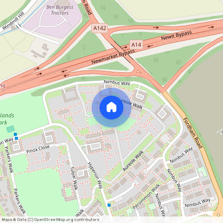 Aureole Walk, Newmarket, Suffolk, CB8