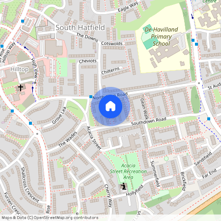 Almond Walk, Hatfield