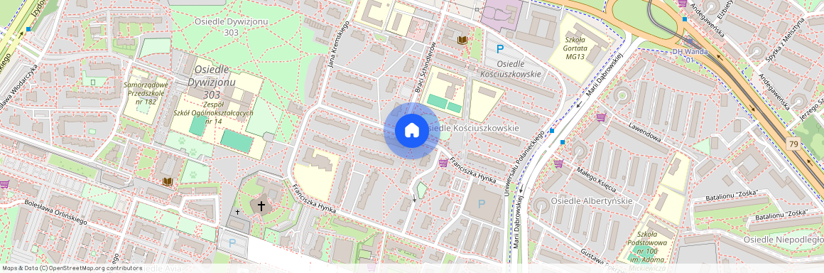 ul. Franciszka Hynka, Czyżyny, Czyżyny, Kraków, małopolskie