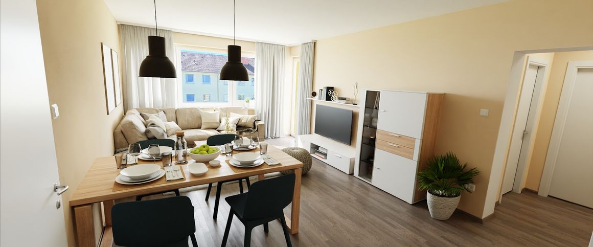 Schöne 3-Zimmer-EG-Wohnung mit Balkon! - Photo 1