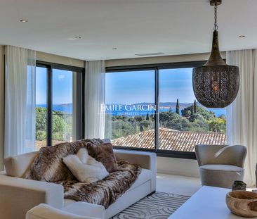 Villa contemporaine à la location - Grimaud / Beauvallon - Vue mer panoramique - Photo 5