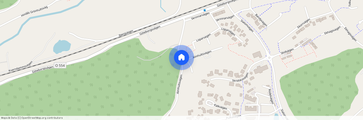 Älmhultsvägen, Hindås