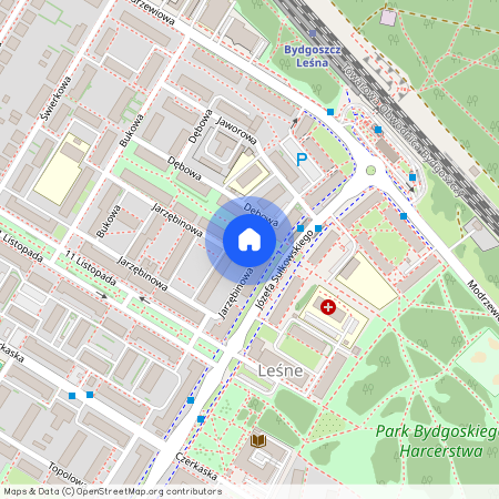 ul. Józefa Sułkowskiego, Leśne, Bydgoszcz, kujawsko-pomorskie