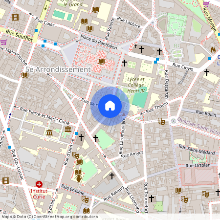 Rue de l'Estrapade et rue des Irlandais 75005 Paris (5e arrondissement)