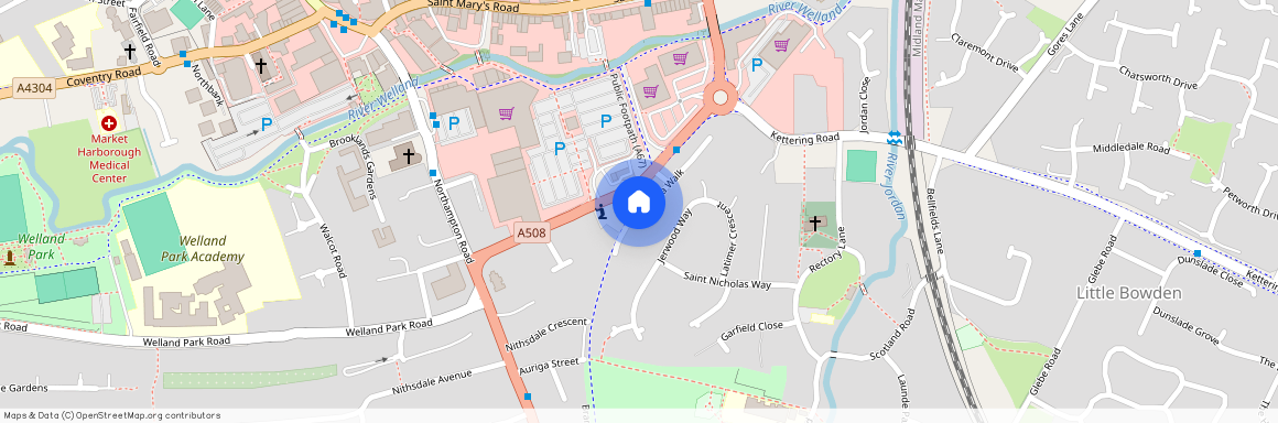 Britannia Walk, Market Harborough