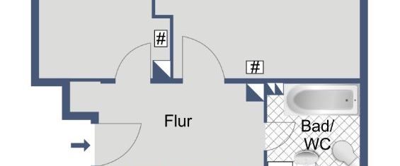 Gemütliche 3-Zimmer-Wohnung mit Balkon in Frankfurt-Sindlingen - Foto 1