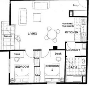 2 Bedroom Apartment - Photo 3