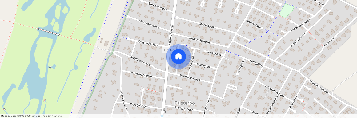 Skrakvägen, Falsterbo