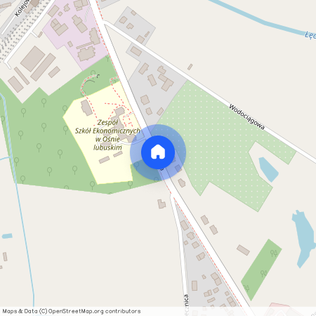 ul. Rzepińska, Ośno Lubuskie, Ośno Lubuskie, słubicki, lubuskie