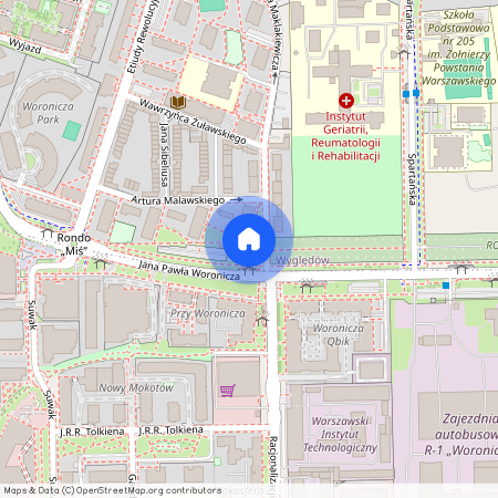 ul. Artura Malawskiego, Wyględów, Mokotów, Warszawa, mazowieckie