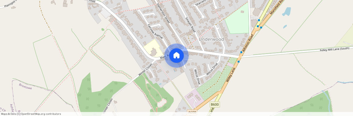 Main Road, Underwood, Nottingham