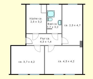 3-Raum-Wohnung im EG in Liebertwolkwitz - Foto 4