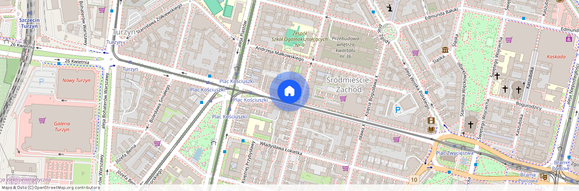 Szczecin, Śródmieście-Centrum, ul. Bolesława Krzywoustego