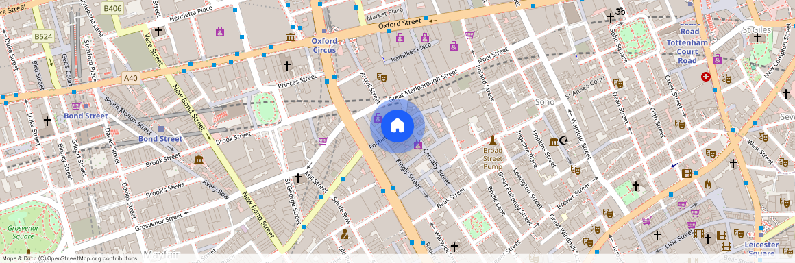 Fouberts Place, London, Greater London, Soho, W1F
