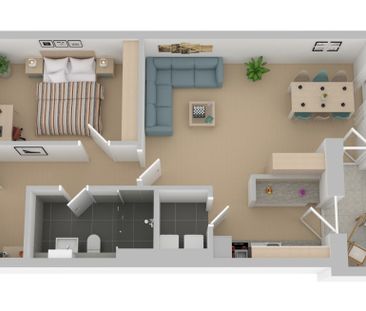 Bleibtreuweg 2, 1 L2 - Schöne 2-Zimmer Wohnung mit Balkon - Foto 1