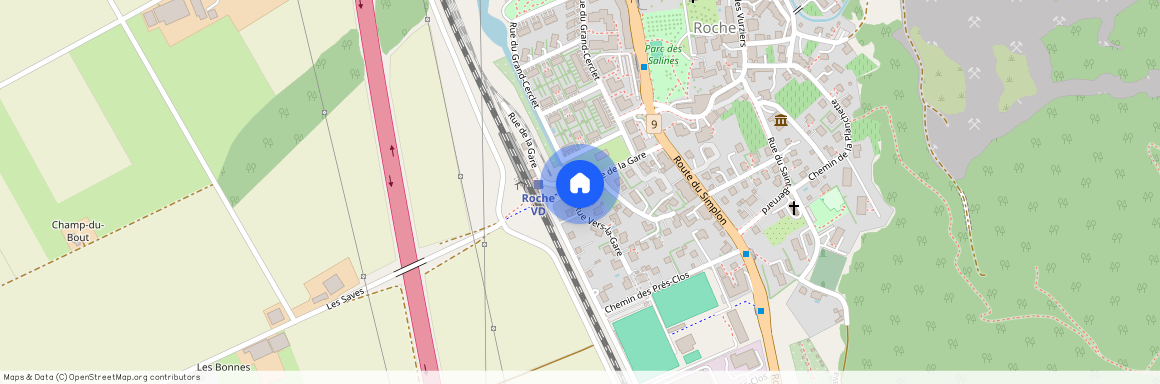 Rue de la Gare 2, Roche