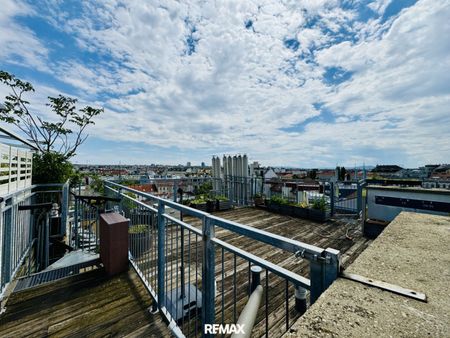 Außergewöhnliche Dachgeschoss-Maisonette mit Dachterrasse und beeindruckendem Wienblick nahe Naschmarkt - Foto 2