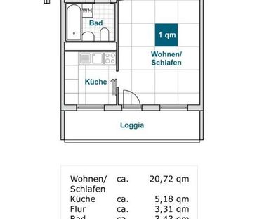 1-Zimmer-Wohnung mit Balkon! - Photo 6