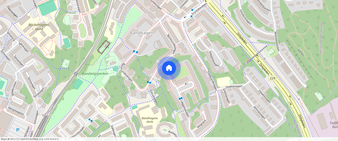 Läggestavägen **, Bandhagen