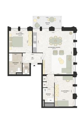 Appartement te huur: Kennedylaan 360 2035 TR Haarlem - Photo 1
