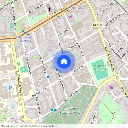 Résidence Collot d'Herbois - Bât. B 26 rue Nélaton, 63000, Clermont-Ferrand