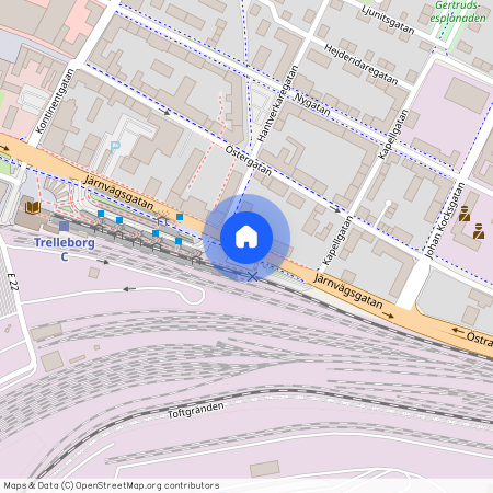 Järnvägsgatan, Trelleborg