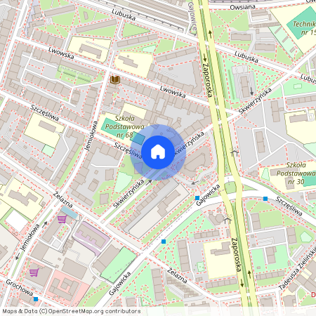 Grabiszyn-Grabiszynek, ul. Szczęśliwa, Wrocław