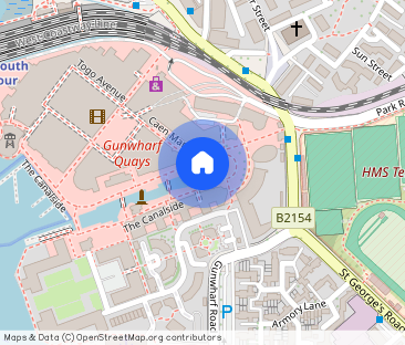 studio to rent The Roundhouse, Gunwharf Quays, Portsmouth, PO1 - Photo 1