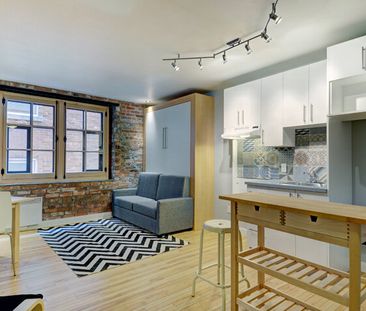 Colombier Loft Studio Entièrement Meublé à Louer Vieux-Québec Octob... - Photo 1
