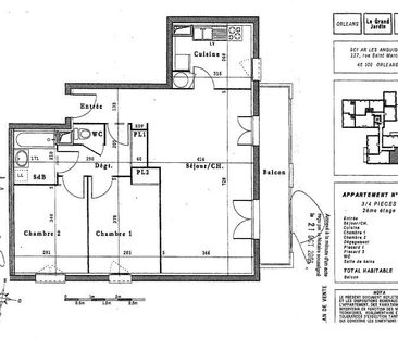 Location Appartement 3 pièces 71m² ORLEANS 45100 - Photo 2