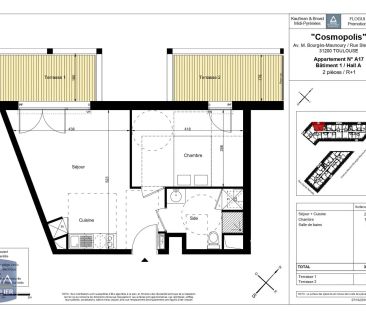 Appartement à louer 2 pièces 39.41m² - Photo 3