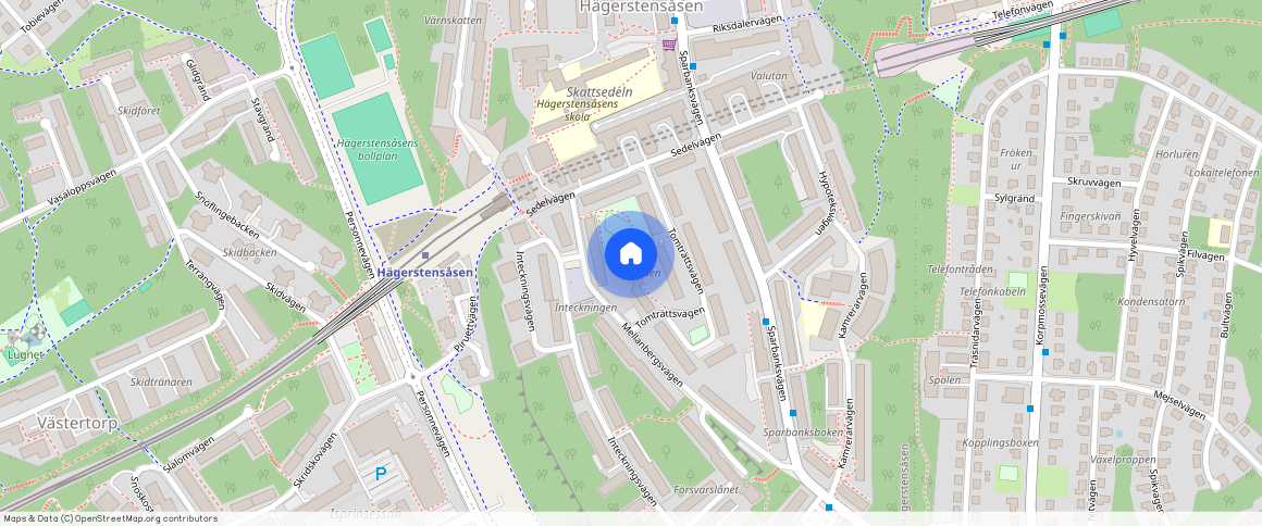 Tomträttsvägen **, Hägerstensåsen