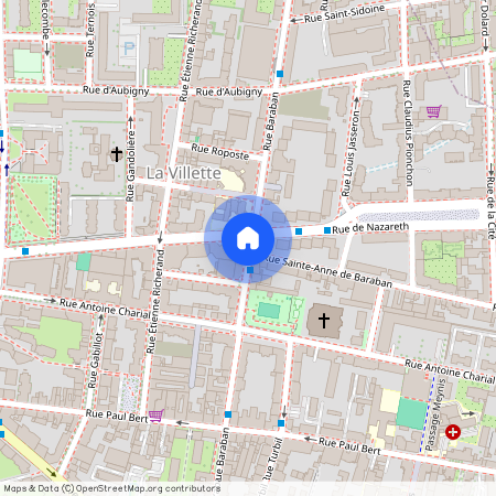 Rue Baraban, Francja, Lyon