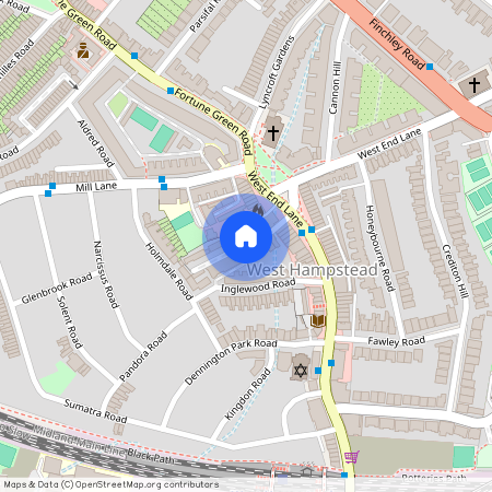 West Cottages, West Hampstead, London, NW6