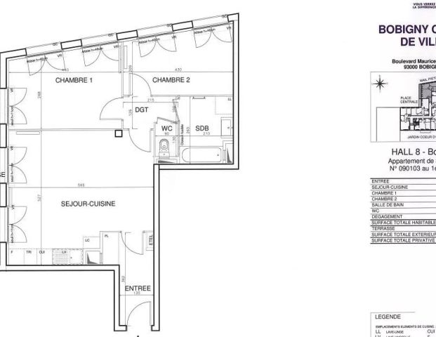 location Appartement T3 DE 64.6m² À BOBIGNY - Photo 1