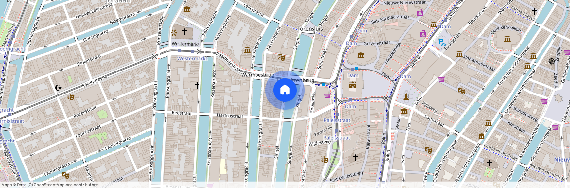 Grachtengordel-West, 1016 AC, Singel, Amsterdam