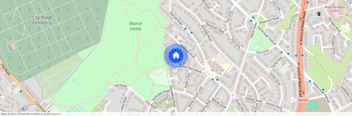 Queen Mary Rise, Manor, Sheffield, S2