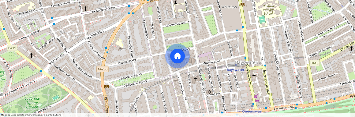 Princes Mews, Bayswater, London, W2